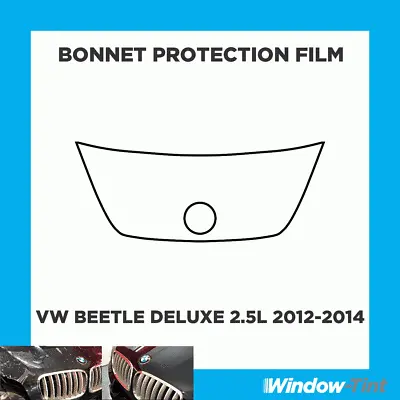 For VW Beetle Deluxe 2.5L 12-14 CLEAR Bonnet PPF Scratch Guard Protection Film • $97.56