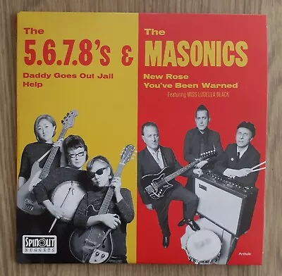 The 5.6.7.8's And The Masonics Japan Tour EP 7  Vinyl SN106 • $12.45