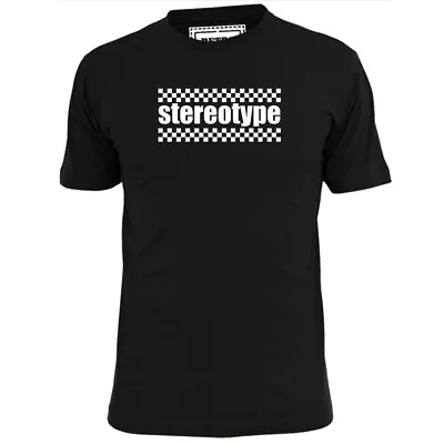 £9.99 • Buy Mens Stereotype 2 Tone Ska T Shirt Specials Madness Hall Rude Boy