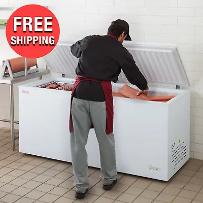 Long Large Commercial Industrial Solid Top Chest Freezer | Frozen Goods Business • $1384.98