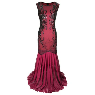 $54.99 • Buy Women Vintage 1920s Great Gatsby Dress Flapper Party Formal Dress Sequin Mermaid
