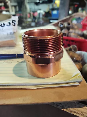 2  COPPER MALE ADAPTER C X M ADAPTER COPPER SWEAT X MIP ADAPTER • $20