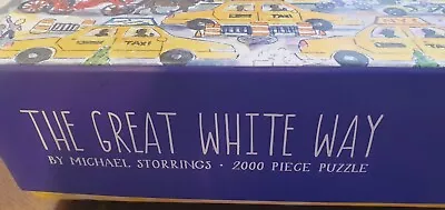 Galison The Great White Way Michael Storrings Jigsaw Puzzle (2000 Pieces) • £3.99