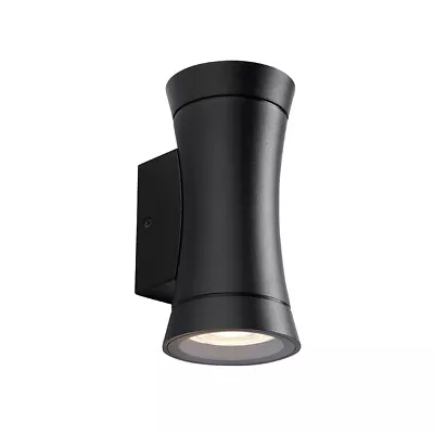£18.99 • Buy CAMBER Outdoor Security Wall Light - Dimmable - IP44 Rated - Gu10 - Matt Black  