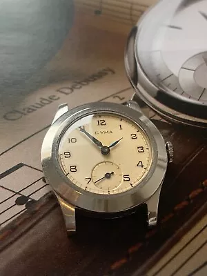 Rare Military Vintage CYMA Caliber Dog Trusty Watch • $79