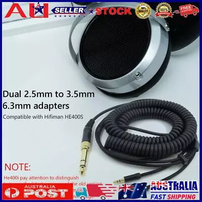 Audio Headset Spring Cable For Hifiman HE400S/HE-400I/HE560/HE-350/HE1000 Cords • $20.39