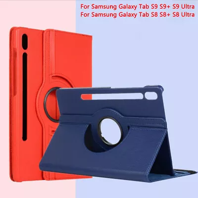 For Samsung Galaxy Tab S9 Ultra S9 Plus S8 Luxury Shockproof Leather Tablet Case • $12.99