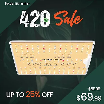 Spider Farmer SF1000D LED Grow Light Full Spectrum Samsung For Indoor Veg Bloom • $67.99