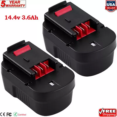 HPB14 For BLACK+DECKER 14.4V Slide Pack Battery FSB14 A14F Firestorm FS140BX NEW • $24.35