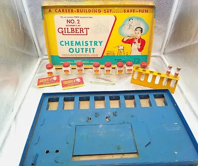 Rare 1950's Gilbert No.2 Chemistry Outfit Set Vintage • $59.99