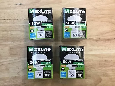 MaxLite Par20 7W LED Wet Rated Dimmable Flood Light 14099200 2700K Lot Of 4 • $9.99