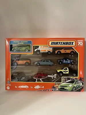 2023 Matchbox 9-Pack | Exclusive Toyota Prius GREEN | Citröen DS | Mach-E Taxi • $12.99