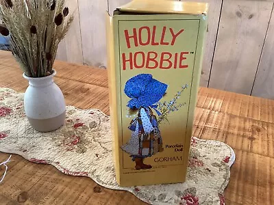 Gorham Holly Hobbie ROBBIE Porcelain Doll In Box 1983 • $12.99