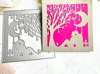 Lovers Couple Romantic Scene Metal Cutting Die Cutter Card Making Craft Shapes • £4.99