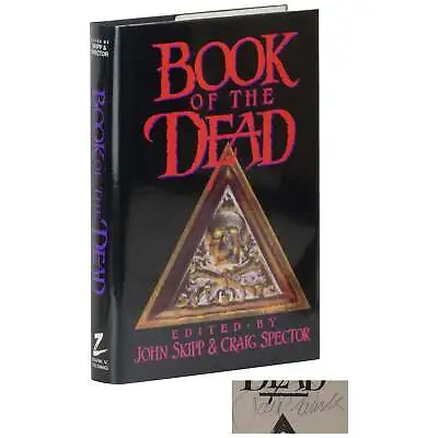 John Skipp Craig Spector / Book Of The Dead Signed 1st Edition 1989 • $94