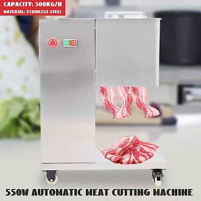 3mm Blade Commercial Meat Slicer Cutter Flake Strip Processing Equipment 110v US • $522.50
