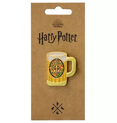 Wizarding World Of Harry Potter Butterbeer Glitter Enamel Pin Stein Glass NWT • $24.95