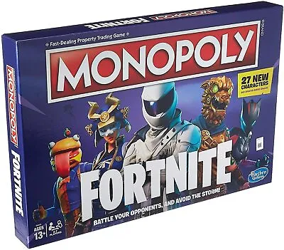 Hasbro Gaming Monopoly Fortnite Board Game 2018 Ages 13+ Sealed And Unopened • $14.99