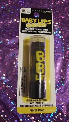  Baby Lips Electro Pop Neon Color Tinted Lip Balm NEW Sealed In  Fierce N Tangy  • $9.50