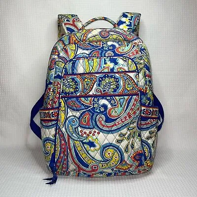 Vera Bradley XL Marina Floral Paisley Campus Laptop / Backpack • $50