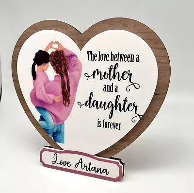 Mother And Daughter Photo Frame | Bespoke Personalised Frame | Gift For Mum • £12.99