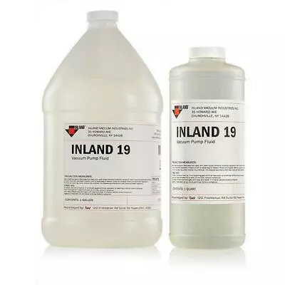 $45 • Buy Inland Vacuum Inland 19 Vacuum Pump Oil