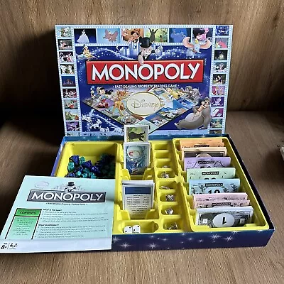 Monopoly Disney Classics Edition Board Game W/ Exclusive Playing Tokens - Comp • £21.99