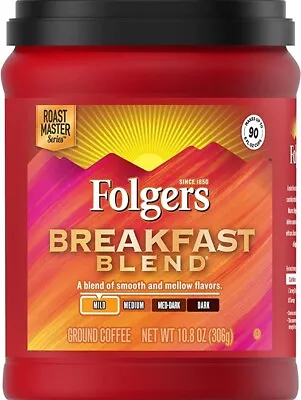 £7.99 • Buy Folgers Breakfast Blend Coffee, 10.3 Ounce MILD USA Import UK STOCK