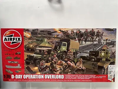 Airfix D-Day Operation Overlord 1:76 WW2 Related Plastic Model Kit (A50162A) New • £79.99