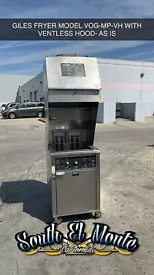 GILES VENTLESS FRYER WOG-MP_VH Giles Electric Ventless Double Basket Fryer • $4500