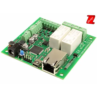 £102 • Buy Card Ethernet 2 Relay 16 A, 4 I/O Digital And 2 Input Analogue - DS1242