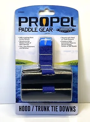 Shoreline Marine Paddle Gear Hood/Trunk Tie-Down Loops Set Of 2 For Kayak Canoe • $15