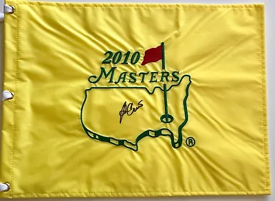 Ben Crenshaw Signed 2010 Masters Flag Augusta National Golf Texas Longhorns Pga • $195