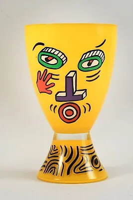 Nathalie Du Pasquier Postmodern/Memphis Milano Ritzenhoff Glas Vase 1980's Rare • $189