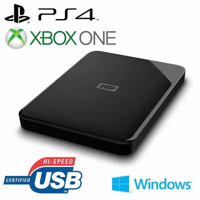 Western Digital 2TB Elements USB 3.0 Portable Hard Drive For PS4 Xbox One PC Mac • $139