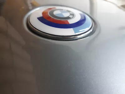 Sticker BMW Roundel Motorsport 82mm Front Hood Trunk Badge Hood  E30 E34 E36 E24 • $16.99