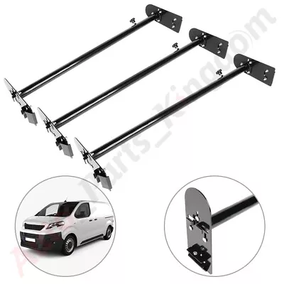 3Bar Roof Rack 35.5 -63  For Ford GMC Chevrolet Van Luggage Carrier Ladder Rack • $113.90