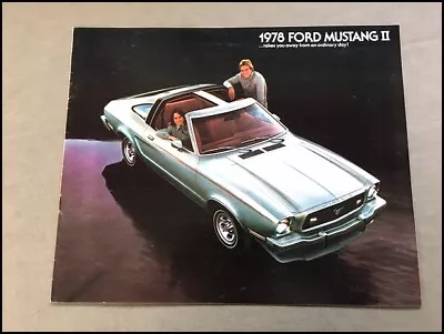 1978 Ford Mustang And King Cobra Car Sales Brochure Catalog - Mach I II • $15.96