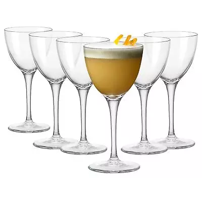 £21.98 • Buy Bormioli Rocco 6x Bartender Novecento Nick & Nora Glasses Martini 155ml Clear