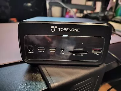 Tobenone Usb C Hub Multiport Adapter Ethernet 2x Hdmi SD Mini And Full Display • $115