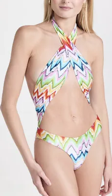 NWT MISSONI $470 Trikini Swimsuit - Size 38 (XS) • $275