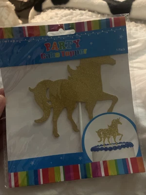 $10 • Buy Unicorn Cake Topper