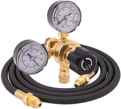 CGA580 Argon CO2 Regulators Argon Gauges Gas Welding Regulator Compatible With • $34.56