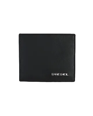 Diesel - Mens Real Leather Credit Card Holder Etui Wallet Black • $109.89