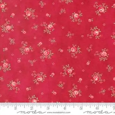 Moda COLLECTIONS ETCHINGS Red 44336 13Quilt Fabric By The Yard • $11.75