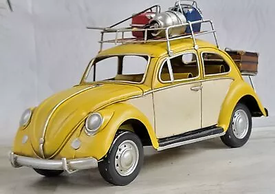 Vintage Handmade Iron Art Roof Rack For Luggage Frame Decoration Beetle Model NR • $137.23