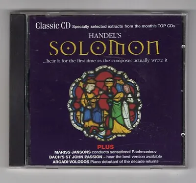 Classic CD Handel's Solomon • £2.99