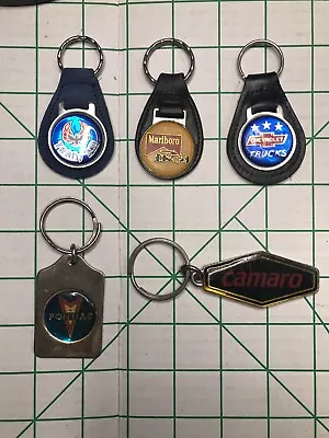 Mixed Lot Vintage Keychains Trans Am Pontiac Chevrolet Trucks Camaro Marlboro • $60