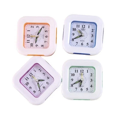 $12.42 • Buy Fashion Clocks Small Silent Night Light No Tick Snooze Quartz Alarm Clock