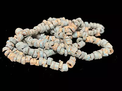 BEAUTIFUL ANCIENT EGYPTIAN BLUE BEADED NECKLACE 664 - 332bc (2) • £0.99